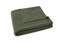 Jollein Wiegdeken Pure Knit Leaf Green 75 x 100 cm