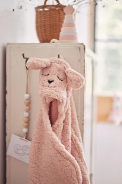 Jollein Wikkeldeken Bunny Pale Pink 100x 105 cm
