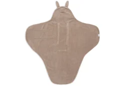 Jollein Wikkeldeken Bunny Cloudy Rib Milky Coffee