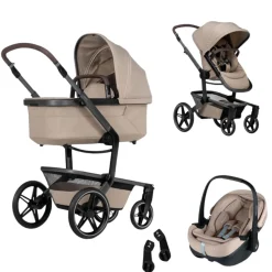 Joolz Kinderwagen 3 in 1 Day5 Sandy Taupe + Joolz Maxi-Cosi Groep 0 Autostoel Pebble 360 Pro