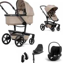 Joolz Kinderwagen 3 In 1 Day5 Sandy Taupe + Isofix Base