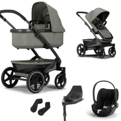 Joolz Kinderwagen 3 In 1 Geo3 Sage Green + Isofix Base