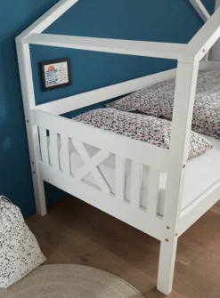 Kinderbed Suza Inclusief Rolbodem 90 x 200 cm Wit