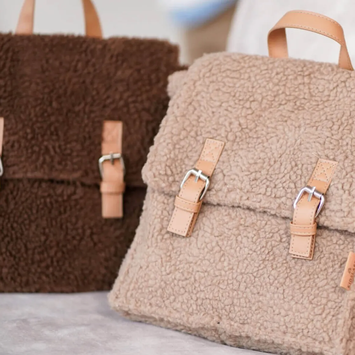 Kinderrugzak Teddy Oldschool Beige