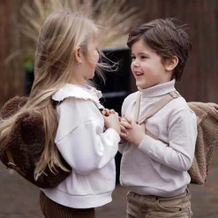 Kinderrugzak Teddy Oldschool Beige