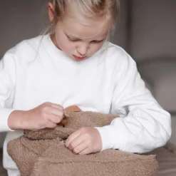 Kinderrugzak Teddy Oldschool Beige