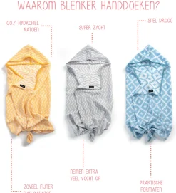 KipKep Badcape Blenker Silvergrey