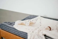 Koeka Aankleedkussenhoes Wafel Amsterdam Bluestone 45x73