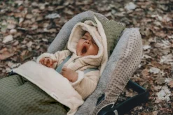 Koeka Autostoel Voetenzak 0+ 3/5 Puntsgordel Wafel/Teddy Oslo Moss 0-6 Maanden