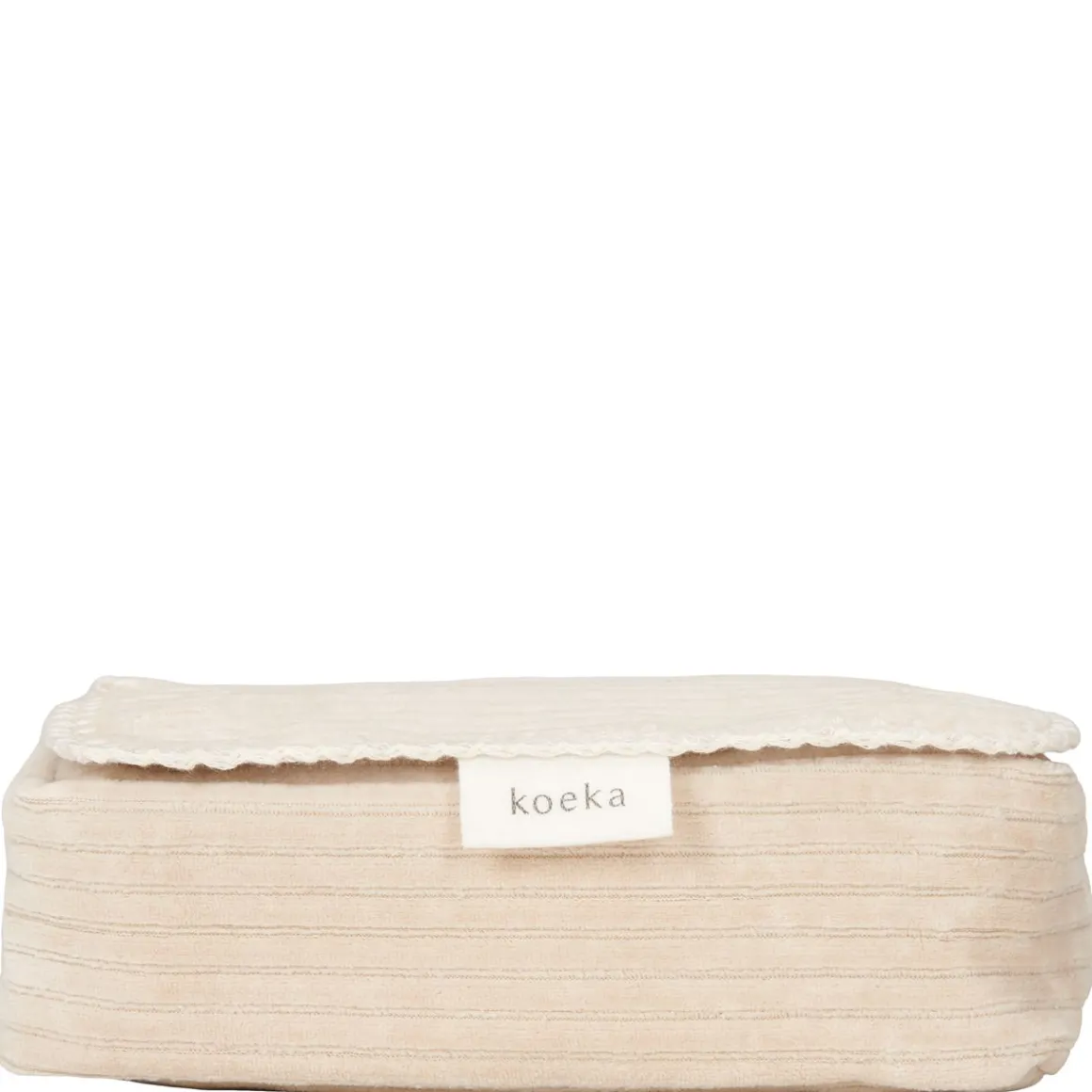 Koeka Hoes Babydoekjes Vik Sand 20x12x6 cm