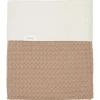 Koeka Ledikantdeken Cotton Fleece Wafel Amsterdam Caffe 100x150