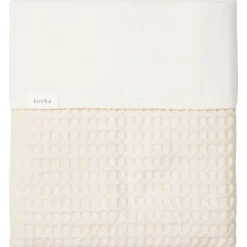 Koeka Ledikantdeken Cotton Fleece Wafel Amsterdam Natural 100x150