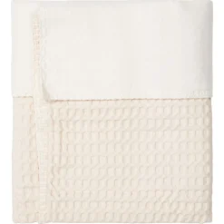 Koeka Ledikantdeken Cotton Fleece Wafel Amsterdam Natural 100x150