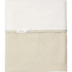 Koeka Ledikantdeken Cotton Fleece Napa Sage 100 x 150 cm