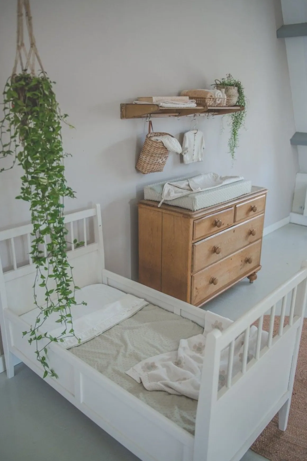 Koeka Ledikantdeken Cotton Fleece Napa Sage 100 x 150 cm