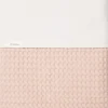 Koeka Ledikantdeken Cotton Fleece Wafel Amsterdam Rosa Salt 100x150