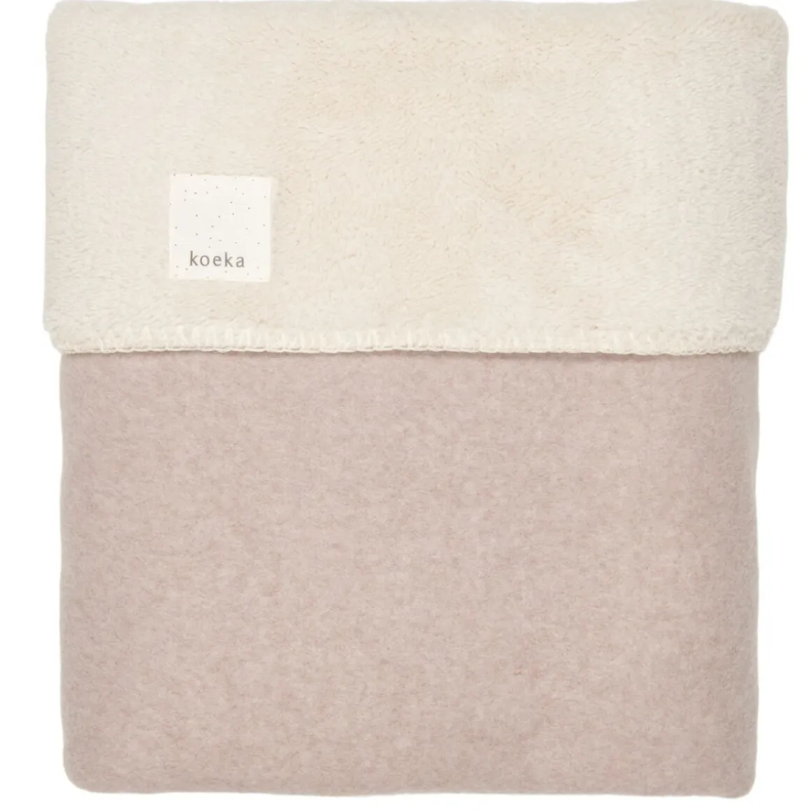 Koeka Ledikantdeken Denver Teddy Clay 100 x 150 cm