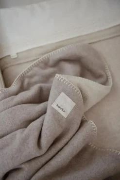 Koeka Ledikantdeken Denver Teddy Clay 100 x 150 cm