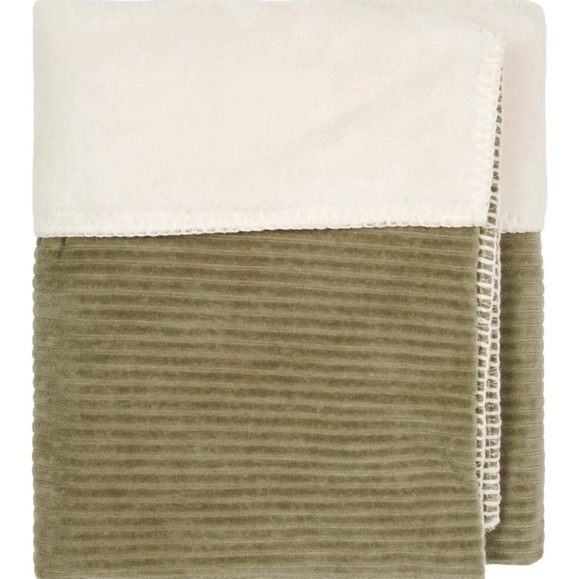 Koeka Ledikantdeken Teddy Vik Moss 100x150 cm