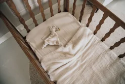 Koeka Ledikantdeken Teddy Faro Warm White 100x150