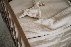 Koeka Ledikantdeken Teddy Faro Warm White 100x150