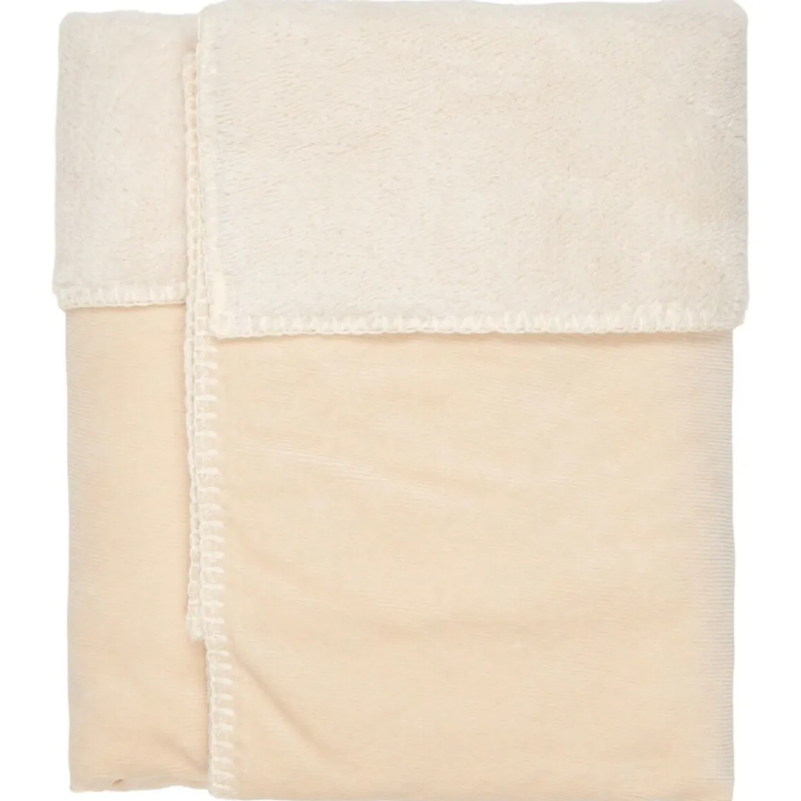 Koeka Ledikantdeken Teddy Oddi Warm White 100 x 150 cm