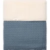 Koeka Ledikantdeken Wafel/Teddy Oslo Bluestone 100x150