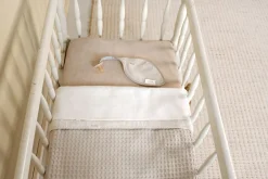 Koeka Ledikantdeken Wafel Teddy Oslo Sand/Pebble 100x150