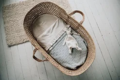 Koeka Ledikantlaken & Hoeslaken Set Ruffle Faro Warm White One Size