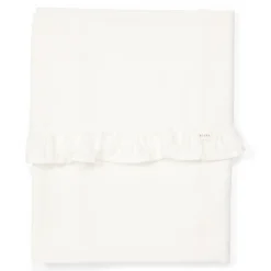Koeka Ledikantlaken Ruffle Warm White 110x140 cm