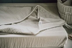 Koeka Omslagdoek Faro Warm White 100x100cm