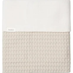 Koeka Wiegdeken Cotton Fleece Wafel Amsterdam Sand 100x75