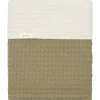 Koeka Wiegdeken Cotton Fleece Wafel Amsterdam Moss 100x75