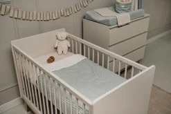 Koeka Wiegdeken Cotton Fleece Wafel Amsterdam Ocean Air 100x75