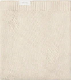 Koeka Wiegdeken Nuts Warm White 75 x 90 cm