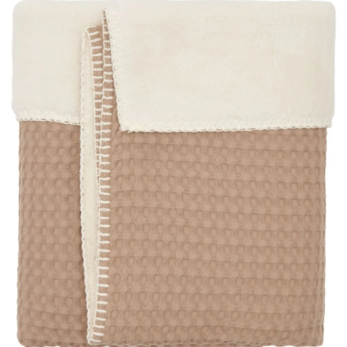 Koeka Wiegdeken Wafel/Teddy Oslo Caffe 100x75