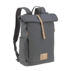 Lassig Backpack Rolltop Antraciet