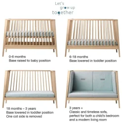 Leander Linea Ledikant Oak