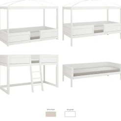 Lifetime 4 In 1 Bed In Combinatie Met Hemel En Rolbodem