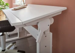 Lifetime Bureau In Hoogte En Hoek Verstelbaar White Wash