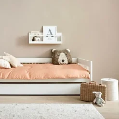 Lifetime Eenpersoonsbed Breeze Wit met Standaard Lattenbodem