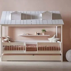 Lifetime Huisbed Beach House met Deluxe Lattenbodem Wit