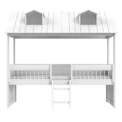 Lifetime Kajuitbed Beach House met Deluxe Lattenbodem Wit