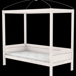 Lifetime Original Eenpersoonshemelbed met Deluxe Lattenbodem Whitewash