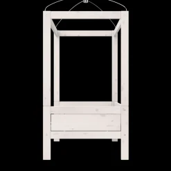 Lifetime Original Eenpersoonshemelbed met Deluxe Lattenbodem Whitewash