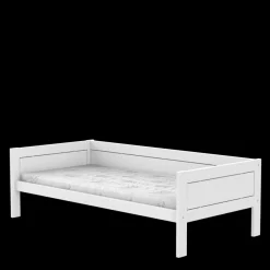 Lifetime Original Eenpersoonsbed met Standaard Lattenbodem Wit 90x200 cm
