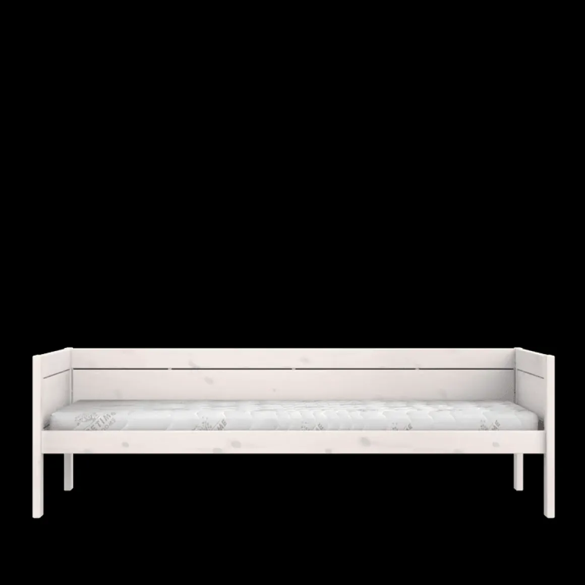 Lifetime Original Eenpersoonsbed met Deluxe Lattenbodem Whitewash 90x200 cm