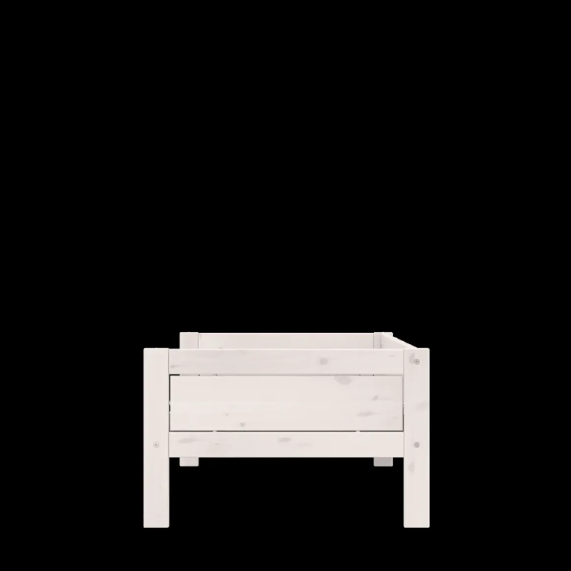 Lifetime Original Eenpersoonsbed met Deluxe Lattenbodem Whitewash 90x200 cm