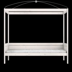 Lifetime Original Eenpersoonshemelbed met Standaard Lattenbodem Whitewash