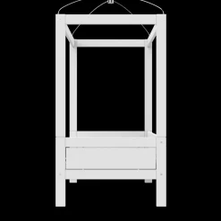 Lifetime Original Eenpersoonshemelbed met Standaard Lattenbodem Wit